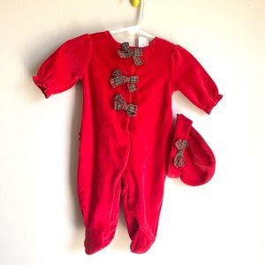 Cute soft velvet Christmas 🎄set